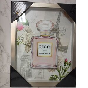 Crystal Luxe Designer Inspired Paris Themed 3D Wall Art - NWT